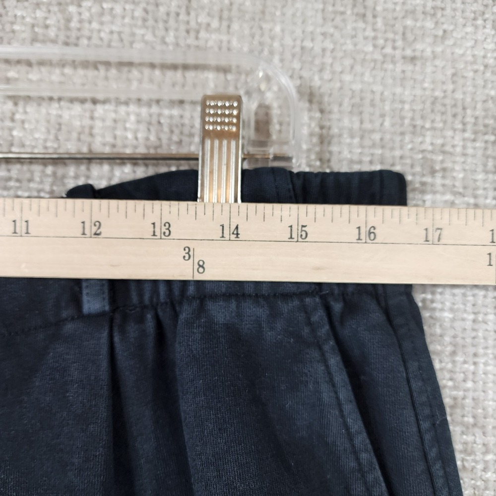 Young LA 620 Cafe Trousers Mens 36L Heavy Black Sweat Pants Tapered 33x27 *Flaw - Picture 5 of 13